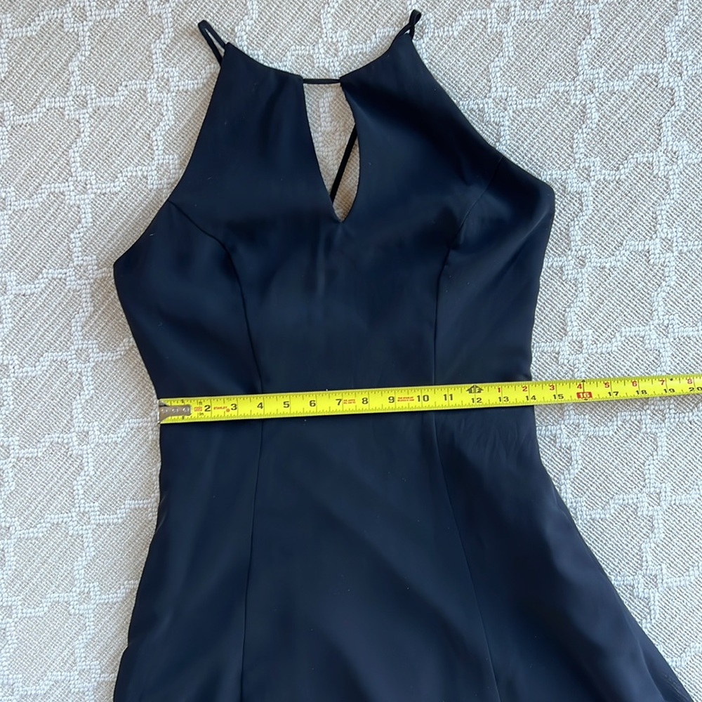 Impression black A-line gown worn once size 4